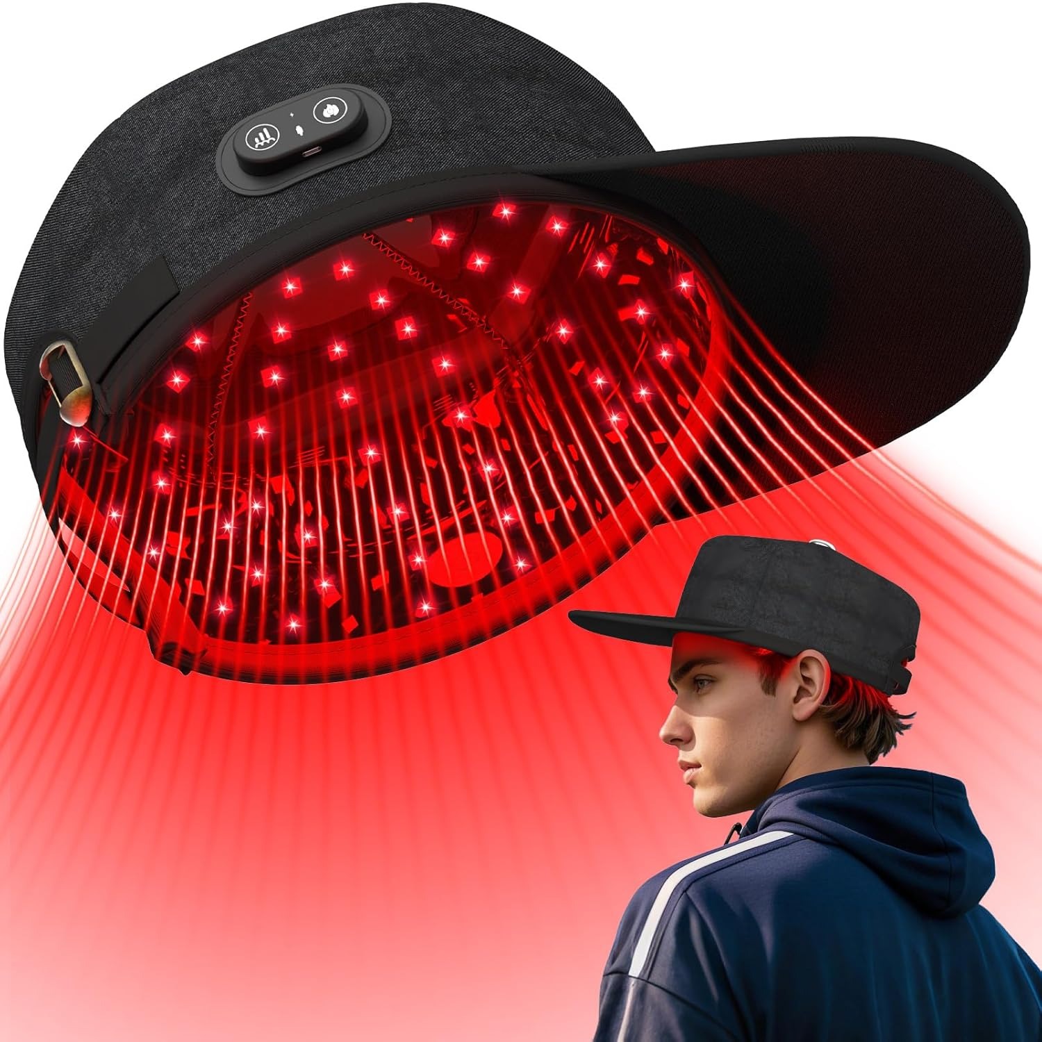 Hair Care Vegan - Wireless Laser Cap Hair Growth Device