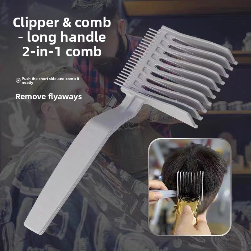 Hair Care Long Hair - Men's Push Cut Comb, Hair Salon