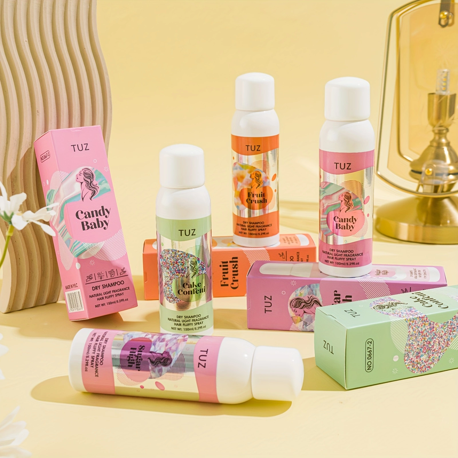 Hair Care Long Hair - Dry Shampoo NaturalLight Fragrance Hair Fluffy