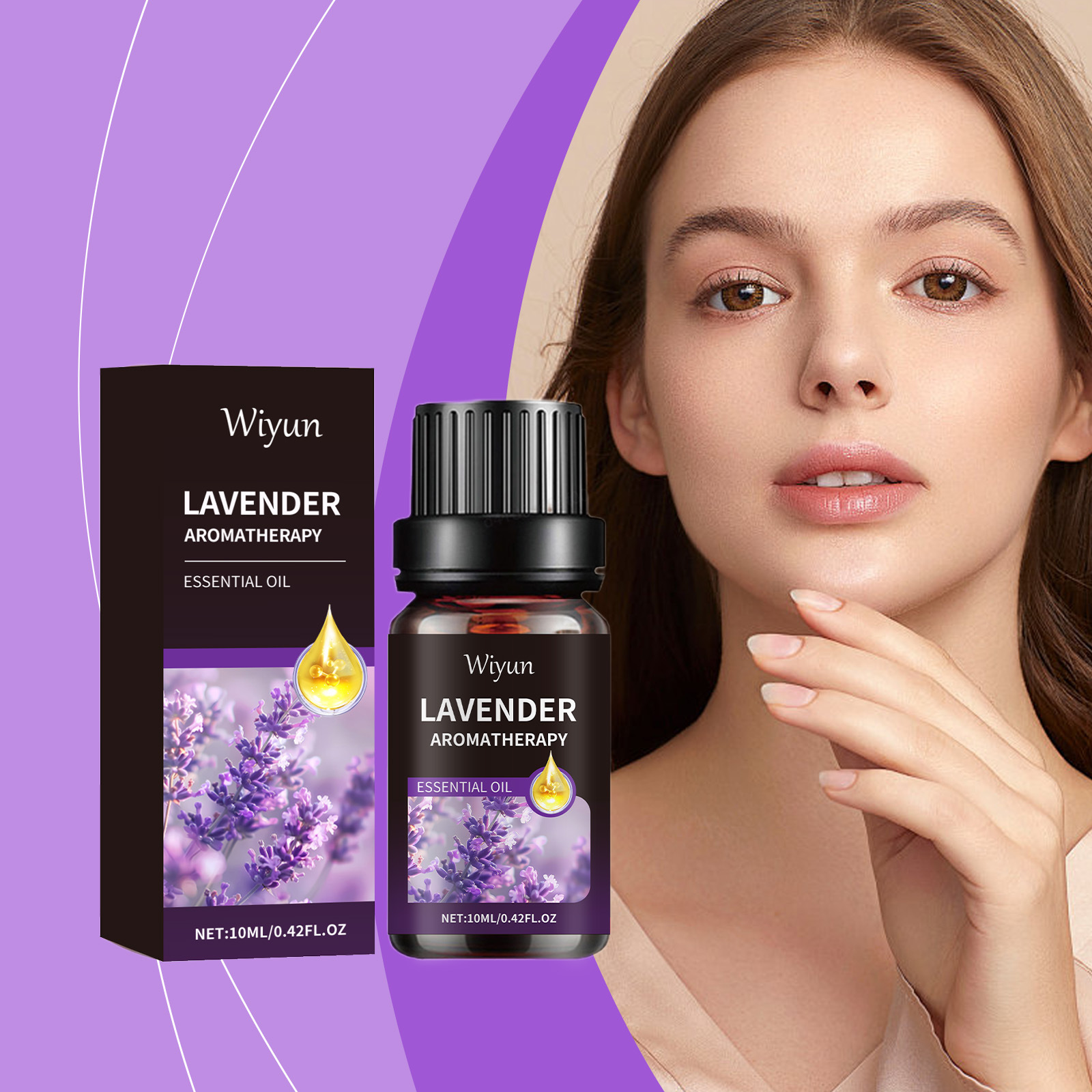 Hair Care Oil Serum - Lavender Essential Oil Anti-Frizz Repair Damaged