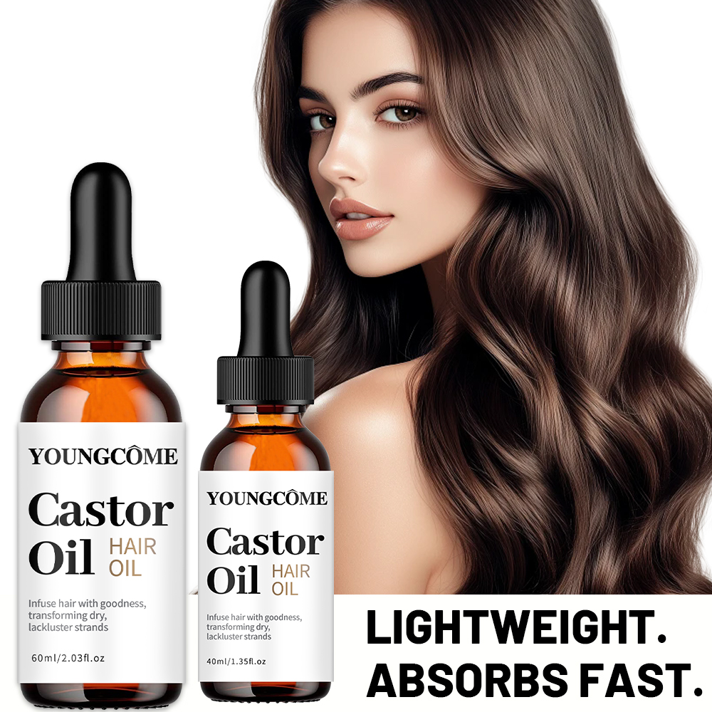 Hair Care Oil Serum - YOUNGCOME Castor Hair Oil Moisturizing Serum