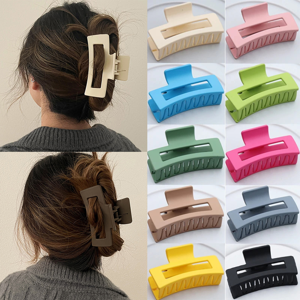 Hair Clip Claw Large - Korean Women Girls Plastic Hair Claws
