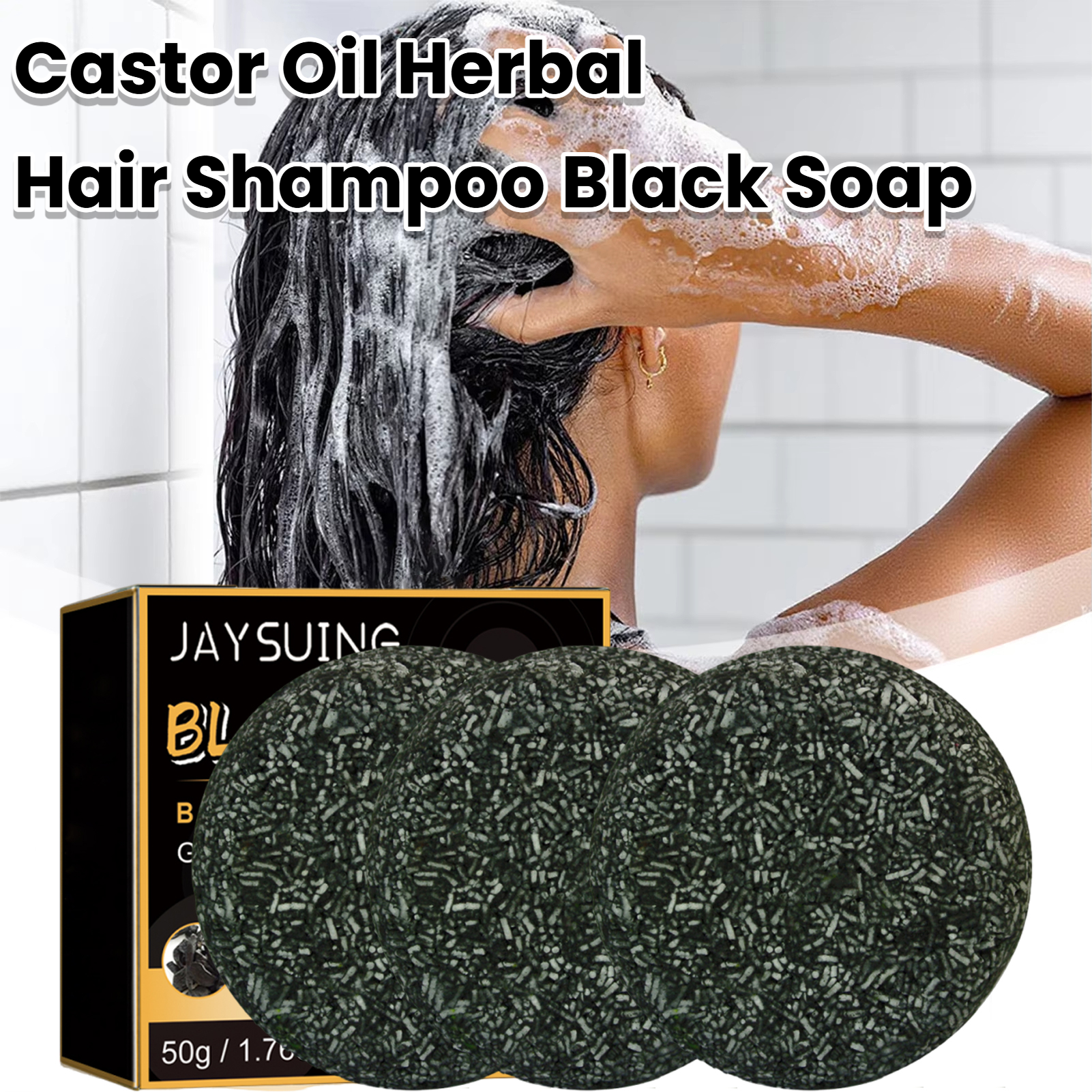 Hair Care Olive Oil - Polygonum Multiflorum Black Hair Shampoo Soap