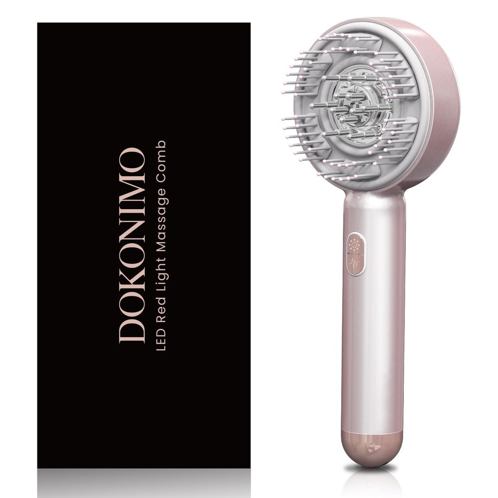 Hair Care Daily Routine - 3-in-1 Red Light Hair Brush with