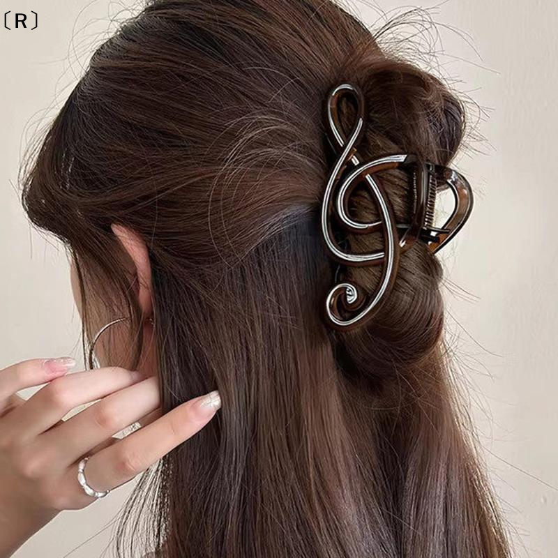 Hair Clip Claw Large - 〔R〕Fashion Leopard Mobius Strip Shape Hair