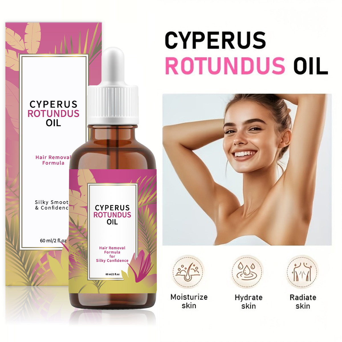 Hair Care Essence Oil - BARUBT Fragrant Aconite Hair Removal Care