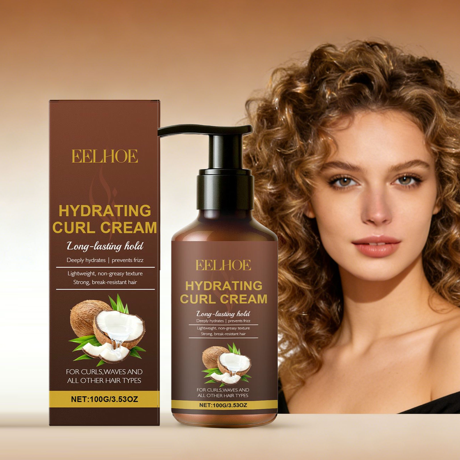 Curl Styling Cream for Wavy an – Hair Care Long Hair recenzja i cena