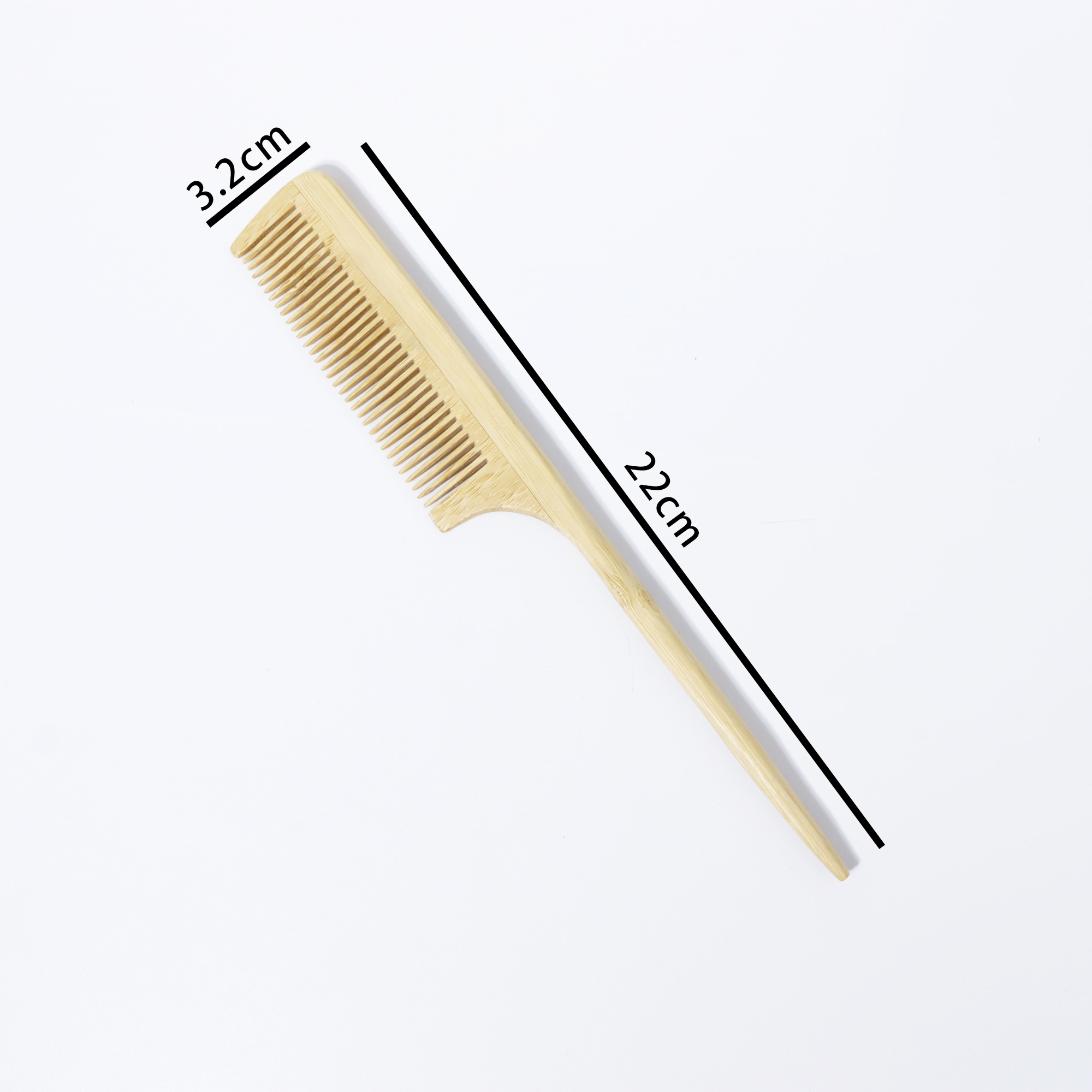 Wooden pointed tail comb,fine  – Hair Care Ordinary recenzja i cena