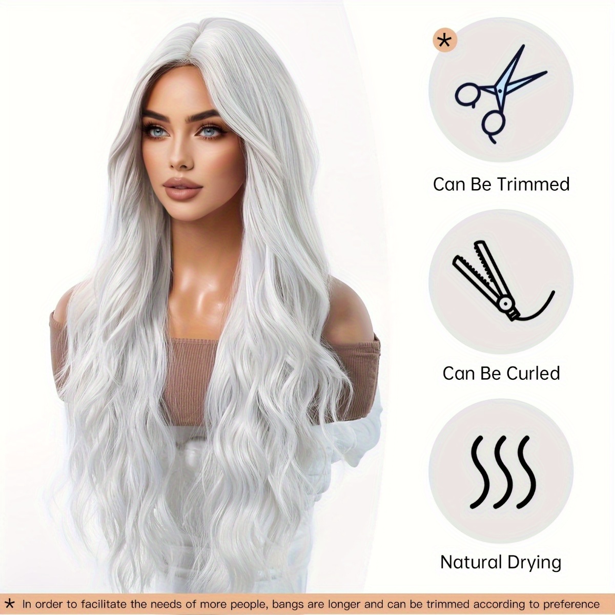 Anxin Brand Synthetic Fiber Wi – Hair Care Long Hair recenzja i cena