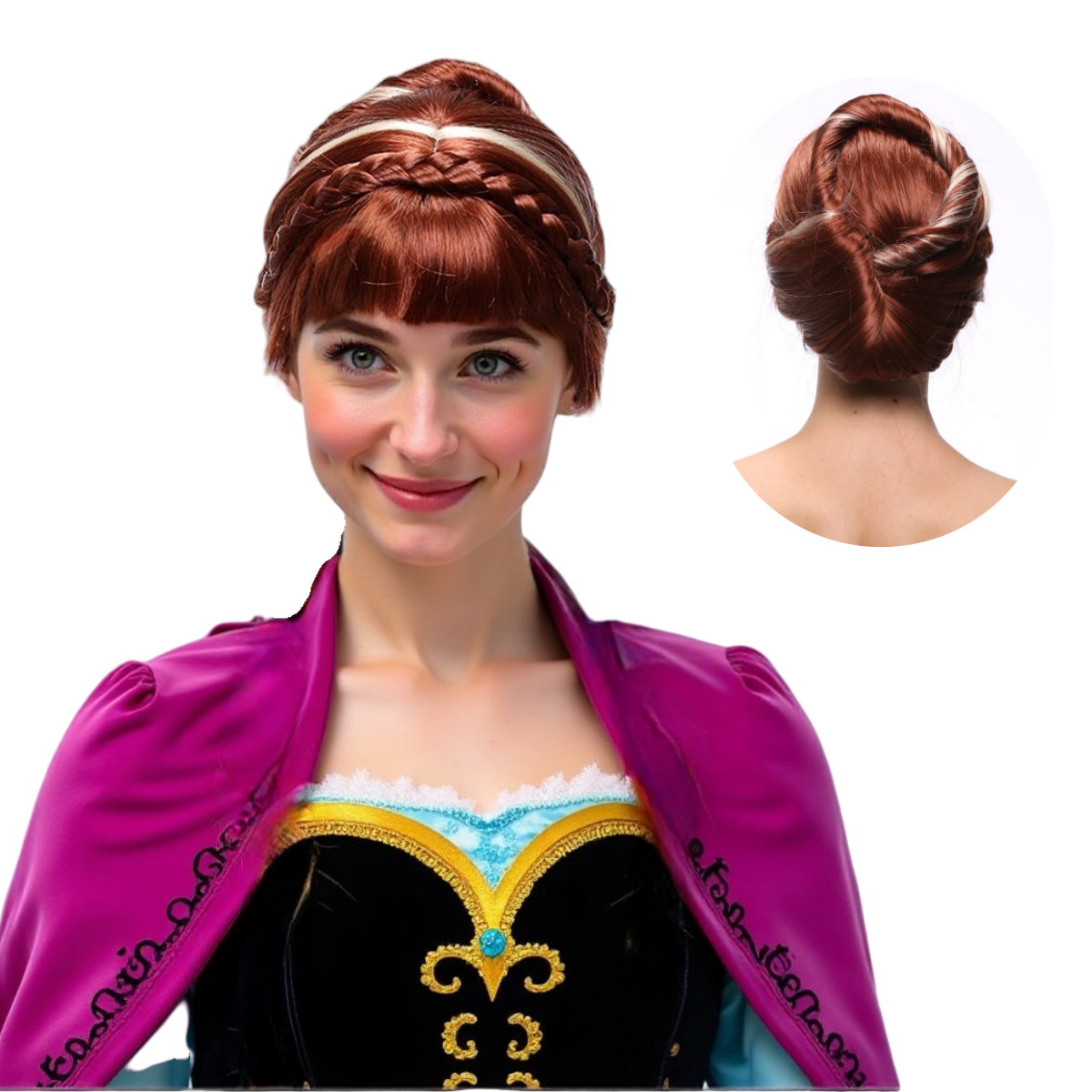 Anna Wig For Adult Red Brown B – Braiding Hair Kanekalon recenzja i cena