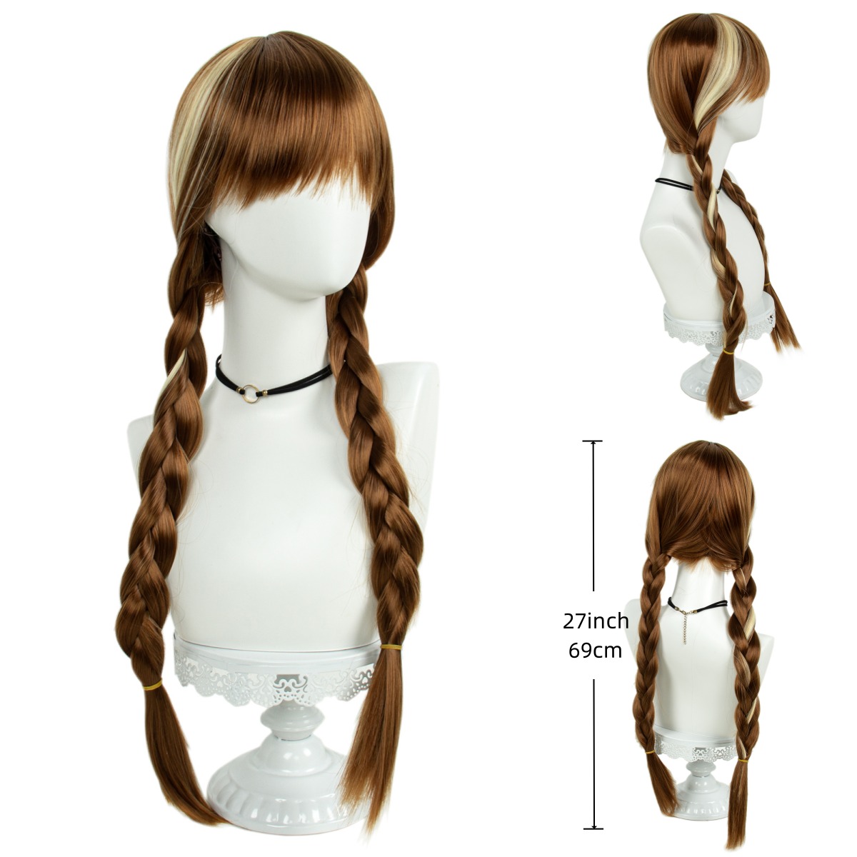 Anna Wig For Adult Red Brown B – Braiding Hair Kanekalon recenzja i cena