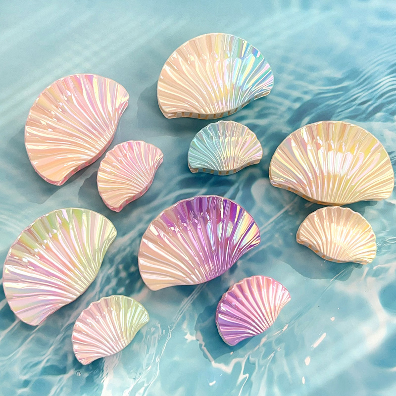2pcs Gradient Shell Hair Clip  – Hair Clip Claw Large recenzja i cena