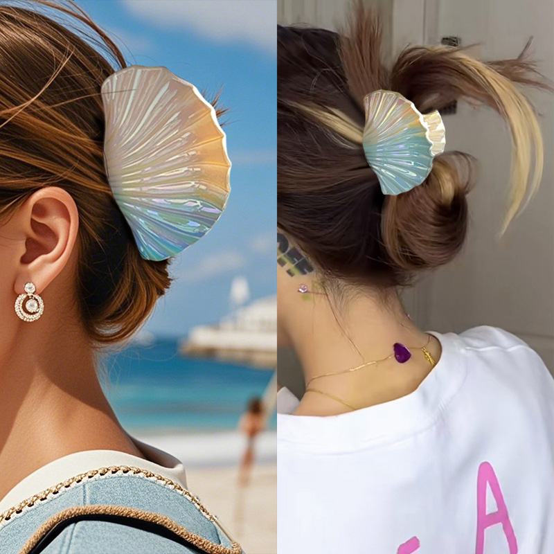 2pcs Gradient Shell Hair Clip  – Hair Clip Claw Large recenzja i cena