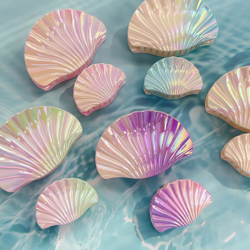 2pcs Gradient Shell Hair Clip  – Hair Clip Claw Large recenzja i cena