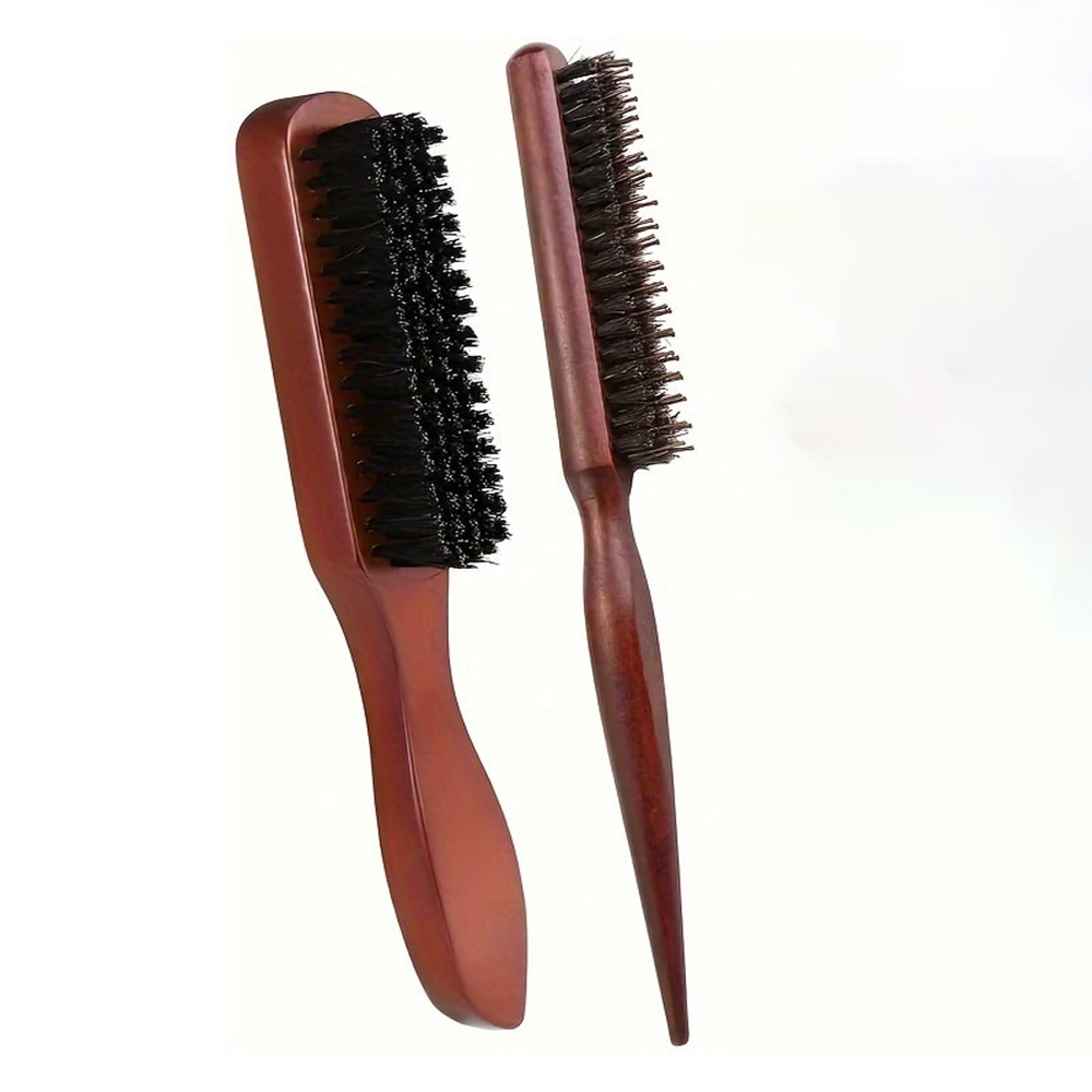 2 Piece Wooden Hair Brush Set  – Hair Care Daily Routine recenzja i cena