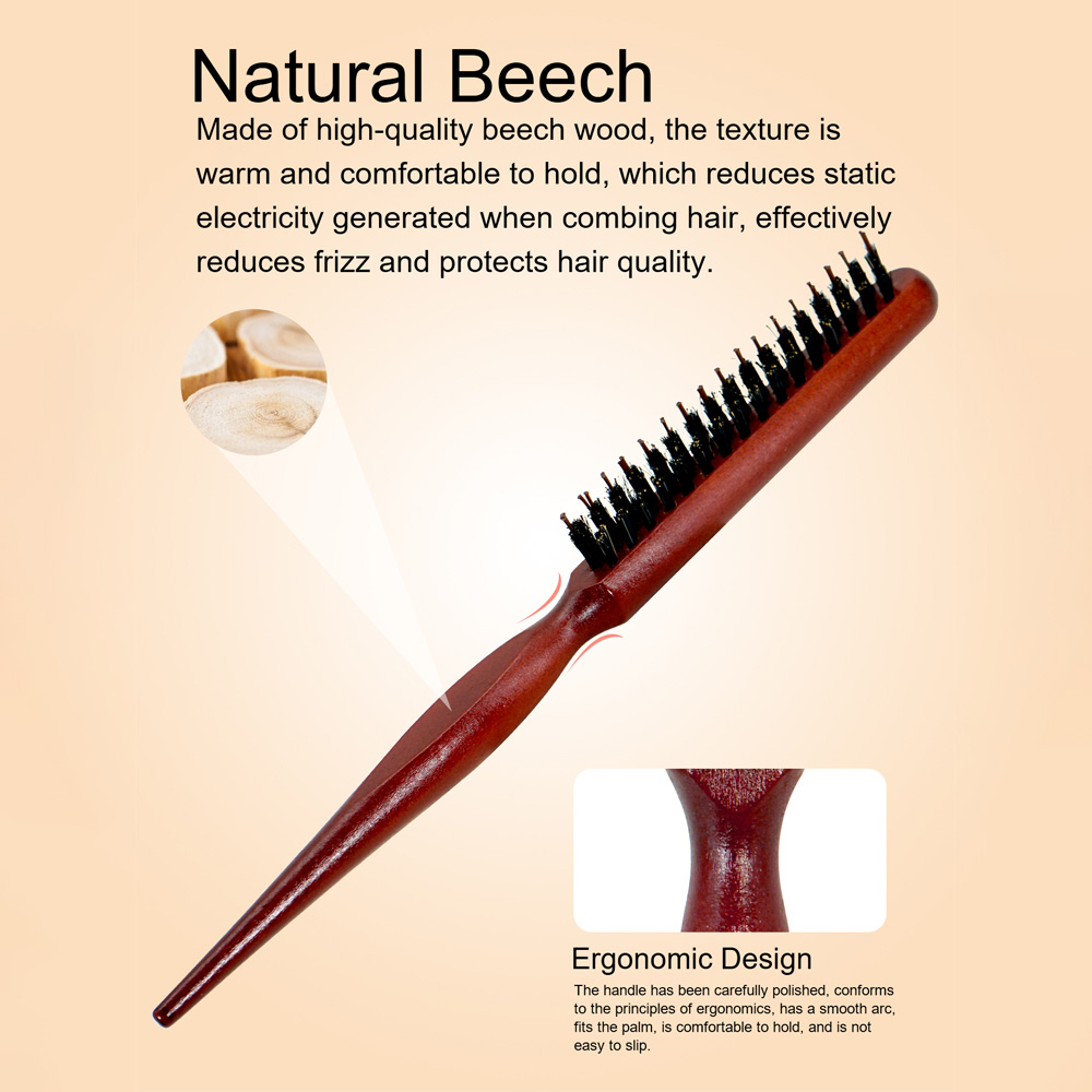 2 Piece Wooden Hair Brush Set  – Hair Care Daily Routine recenzja i cena