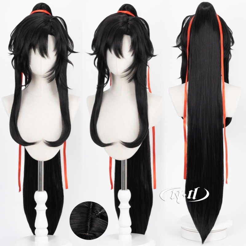 ND Wei Wuxian Cosplay Wigs Hai – Braiding Hair Kanekalon recenzja i cena
