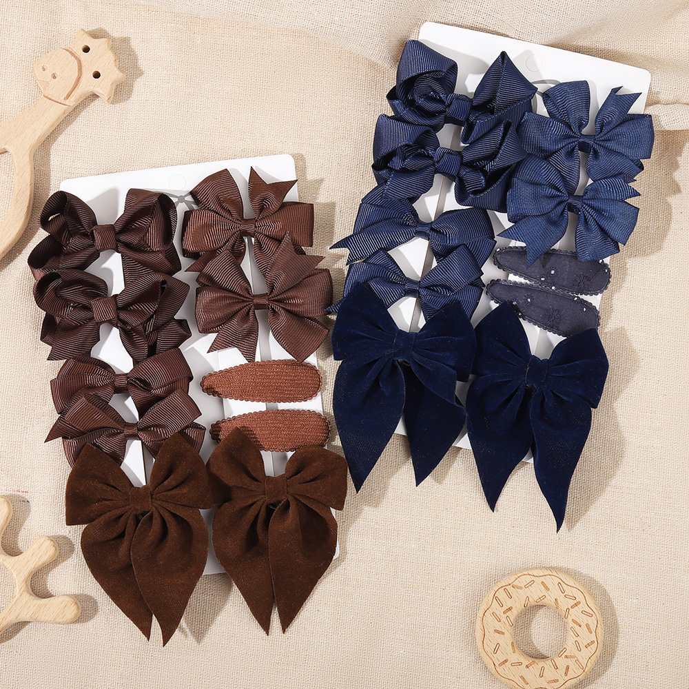 10Pcs/set Bows Hair Clip Set f – Hair Care Gift Set recenzja i cena