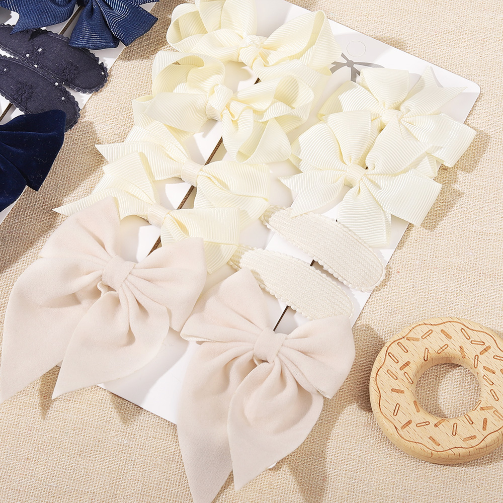 10Pcs/set Bows Hair Clip Set f – Hair Care Gift Set recenzja i cena