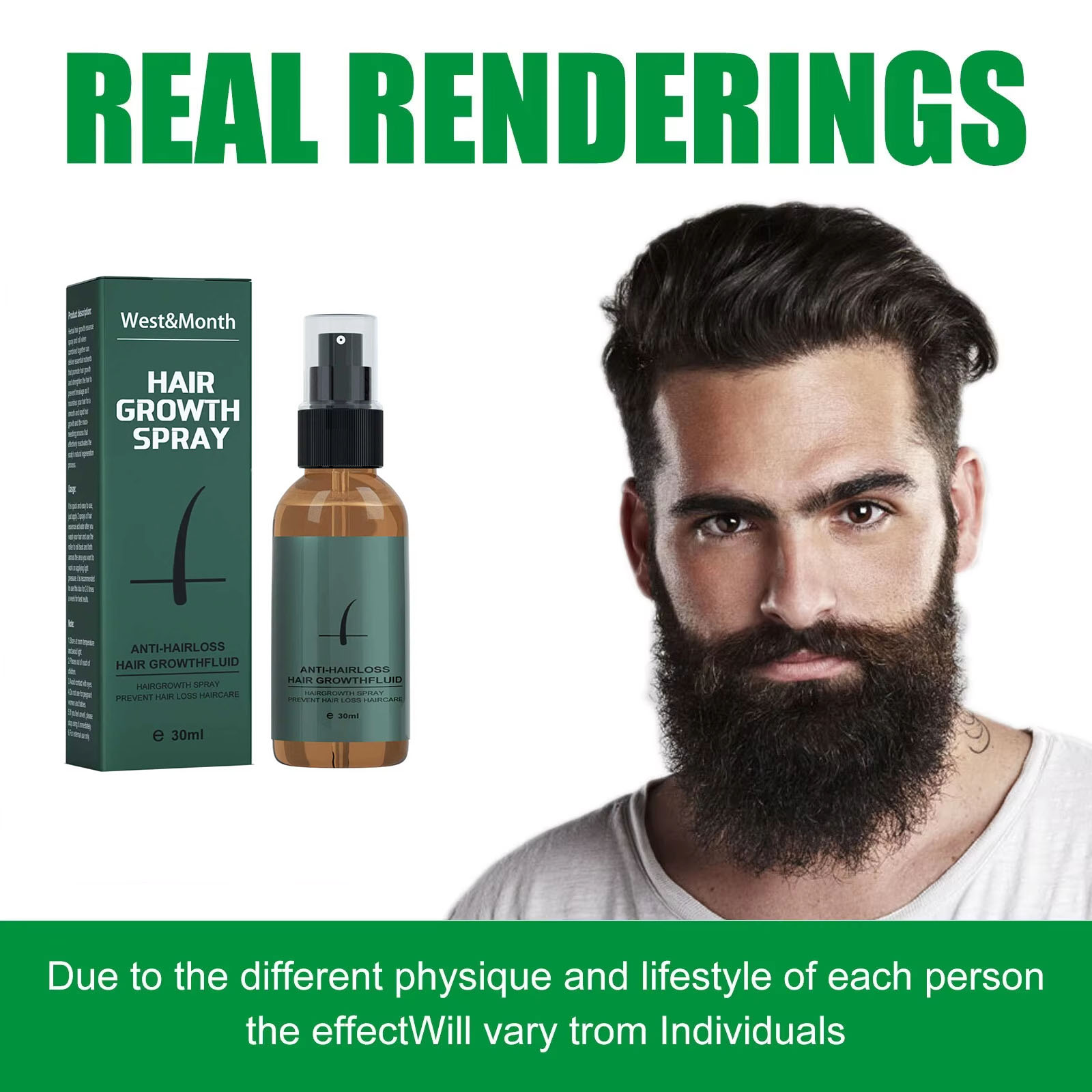 Natural Men Beard Growth Rolle – Hair Care Essential Oil Atomizing recenzja i cena