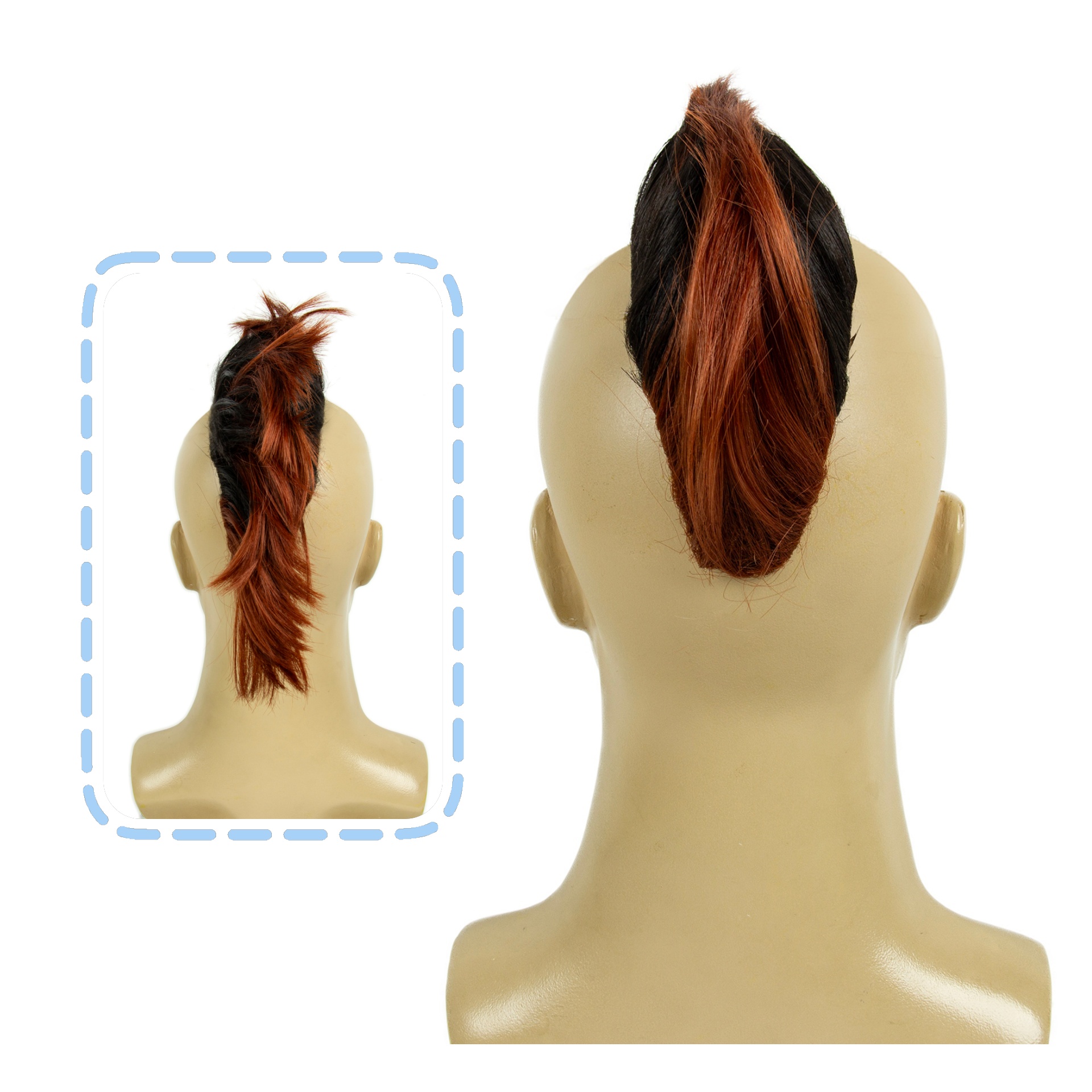 REEWES Obrem Brown Mokhaw Wig  – Braiding Hair Kanekalon recenzja i cena