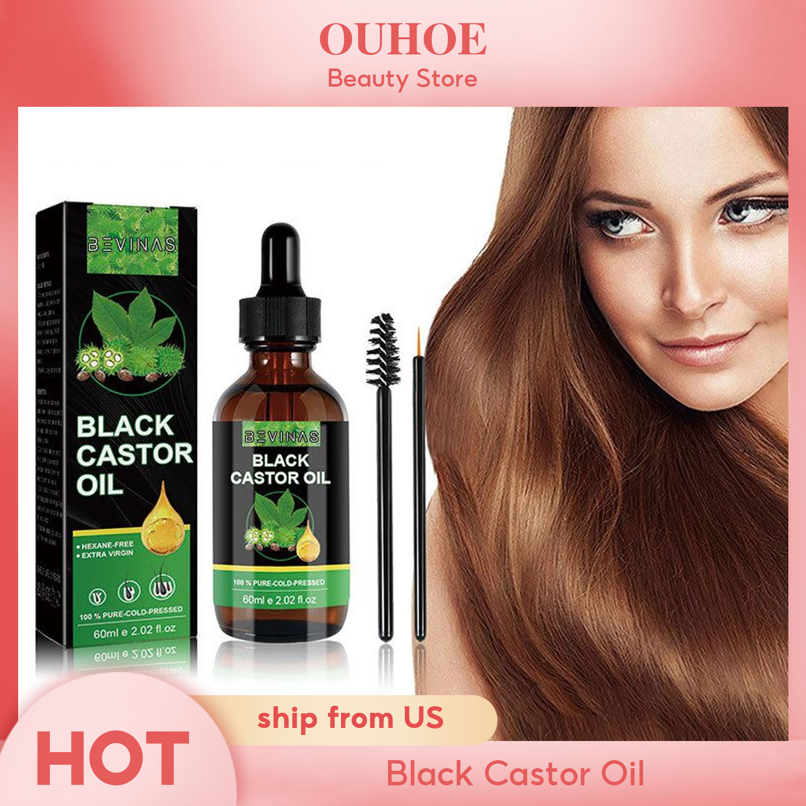 Black Castor Oil Nourishes Hai – Hair Care Oil Serum recenzja i cena