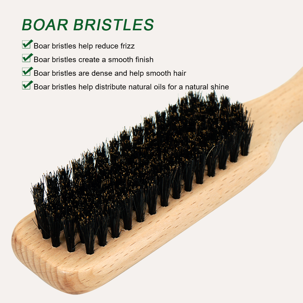 Wooden Bristle Hair Brush Set  – Hair Care Daily Routine recenzja i cena