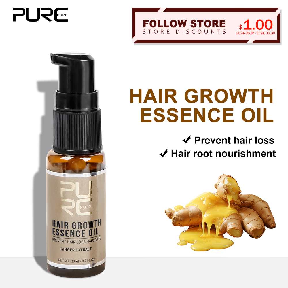 PURC Hair Growth Oil Ginger &  – Hair Care Essence Oil recenzja i cena