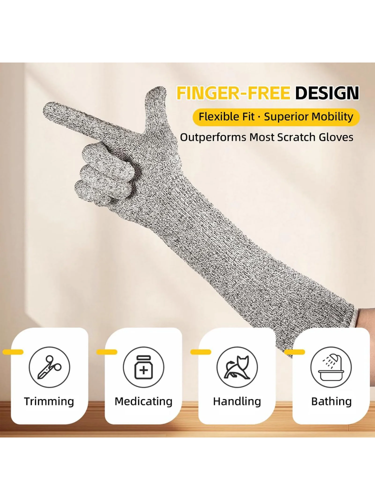 Pet Care Long Gloves 40cm Scra – Hair Care Long Hair recenzja i cena