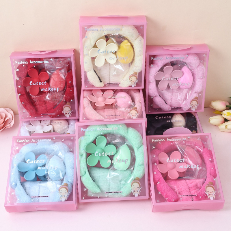 5pcs/set Headband Wristbands f – Hair Care Gift Set recenzja i cena