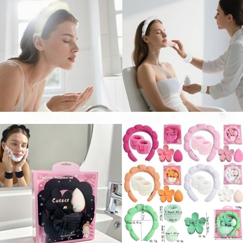 5pcs/set Headband Wristbands f – Hair Care Gift Set recenzja i cena