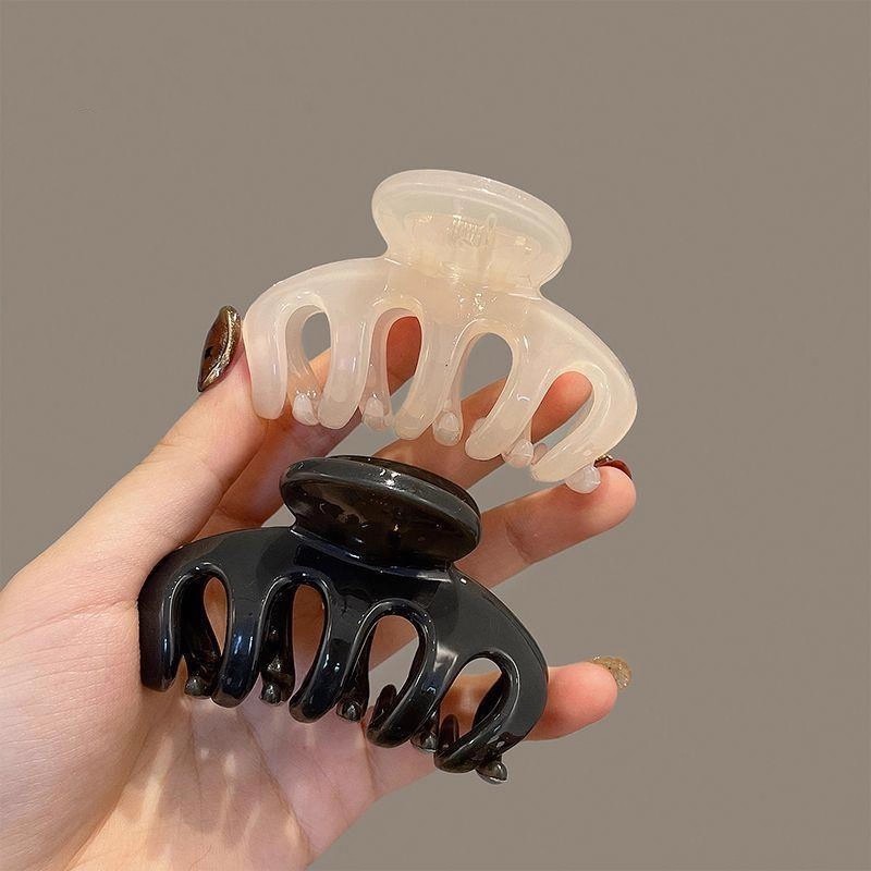 Elegant Solid Small Pumpkin Ha – Hair Clip Claw Large recenzja i cena