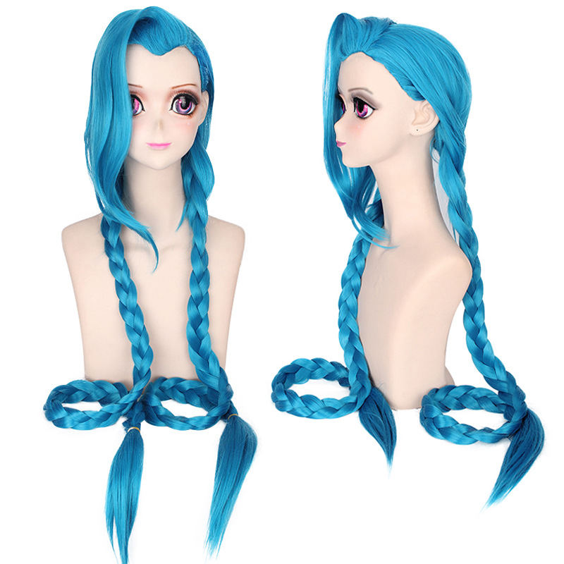Synthetic Long Pink Blue Braid – Braiding Hair Kanekalon recenzja i cena