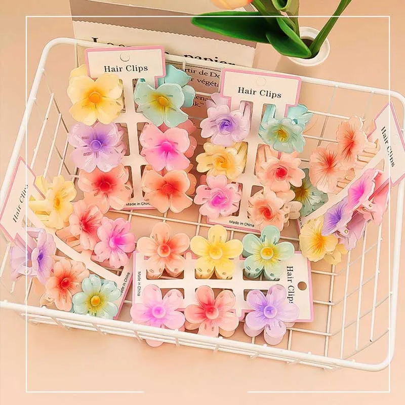 6Pcs Fashion Colorful Transpar – Hair Clip Claw Large recenzja i cena