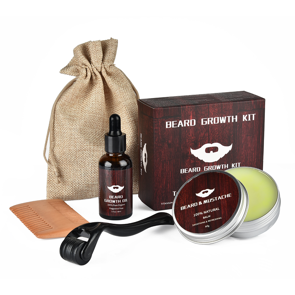 Men Beard Growth Kit Natural B – Hair Care Olive Oil recenzja i cena