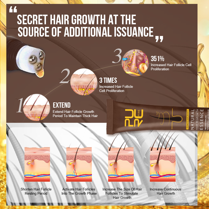 PURC Hair Growth Serum for Men – Hair Care Essence Oil recenzja i cena