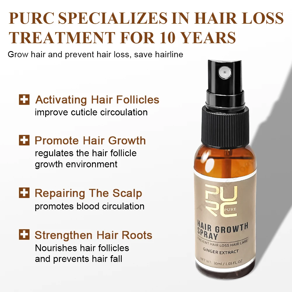 PURC Ginger Hair Spray Root St – Hair Care Oil Serum recenzja i cena