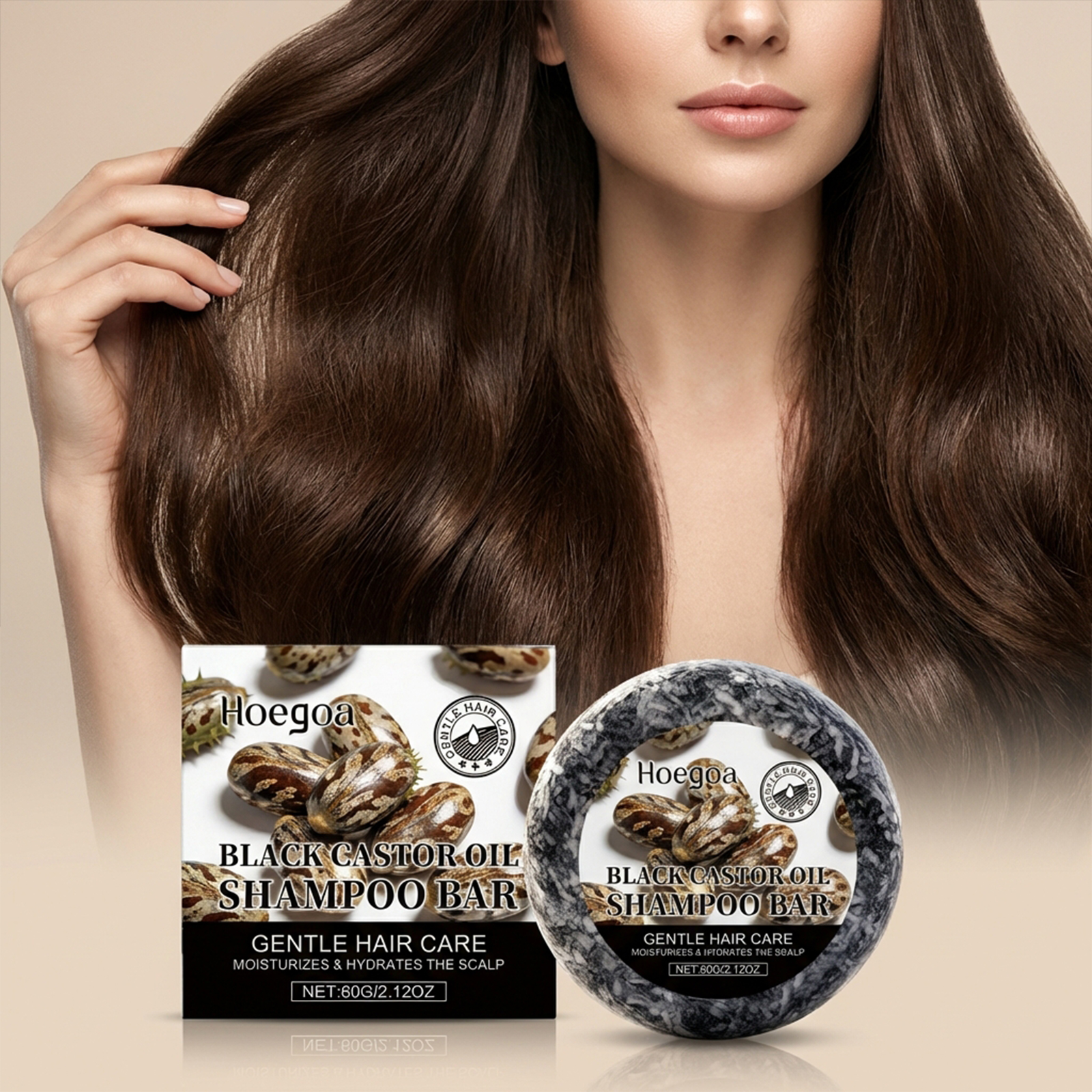 Black Castor Oil Shampoo Bar N – Hair Care Olive Oil recenzja i cena