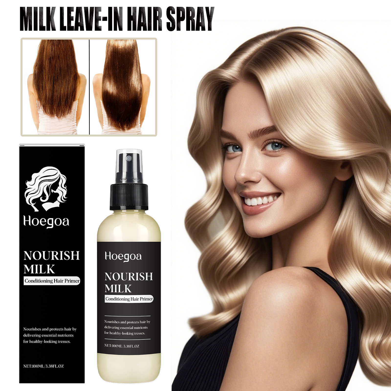 Milk Leave In Hair Spray With  – Hair Care Olive Oil recenzja i cena