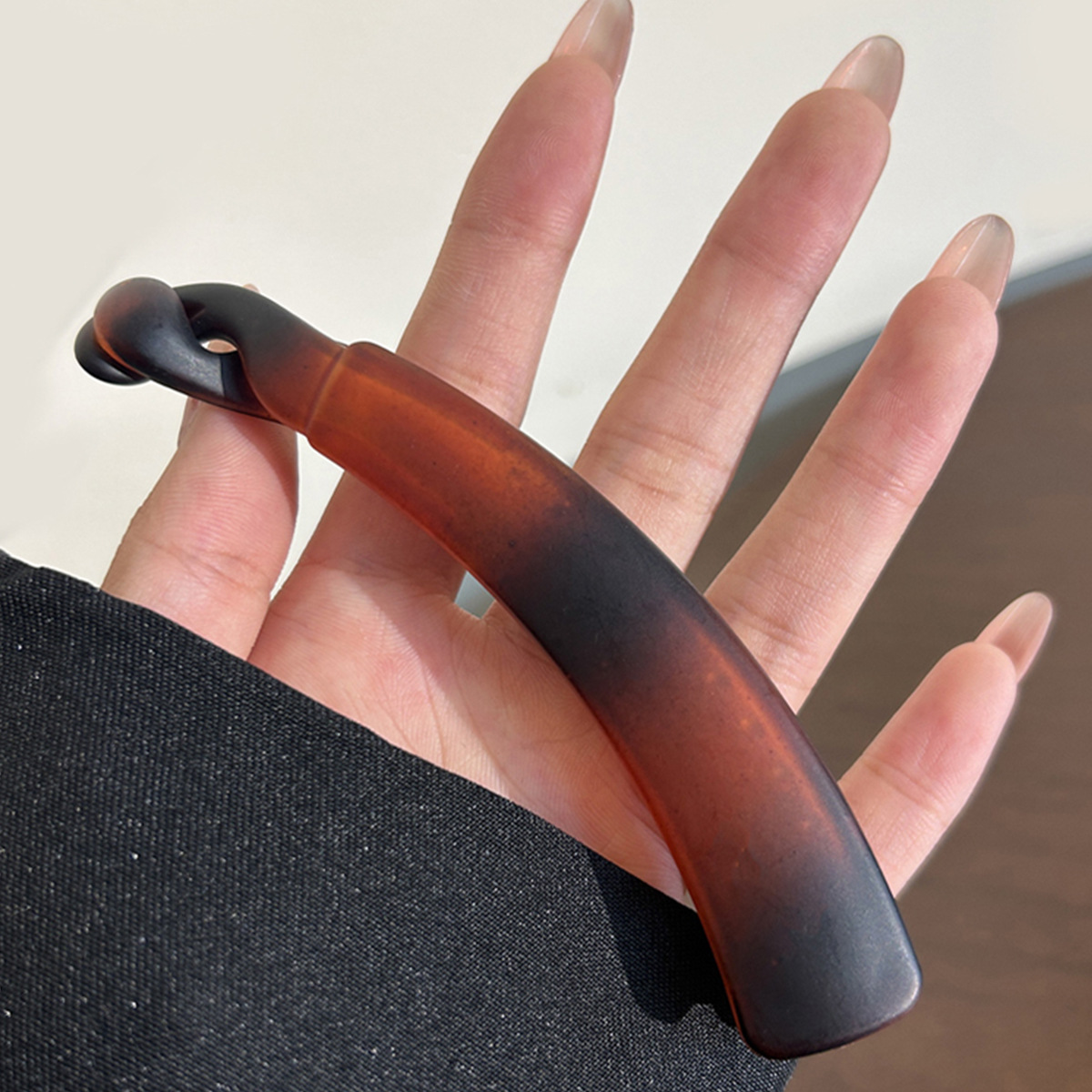 Korean Simple Banana Clip For  – Hair Clip Claw Large recenzja i cena