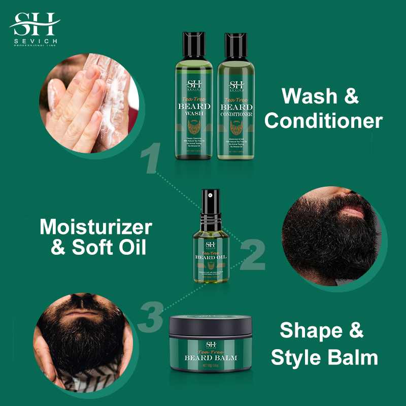 Sevich Tea Tree Beard Care Ser – Hair Care Essential Oil Atomizing recenzja i cena