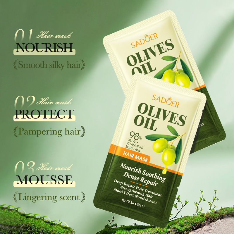 1/2Bags Olive Oil Hair Mask Co – Hair Care Olive Oil recenzja i cena
