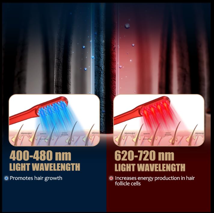 Laser hair growth comb, red li – Hair Care Vegan recenzja i cena