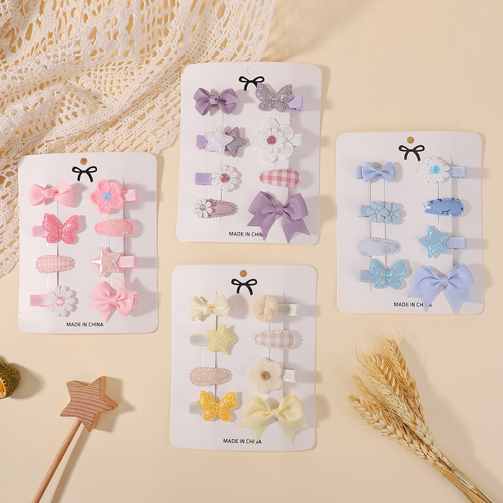 8Pcs/Set Girls Barrette Haircl – Hair Care Gift Set recenzja i cena