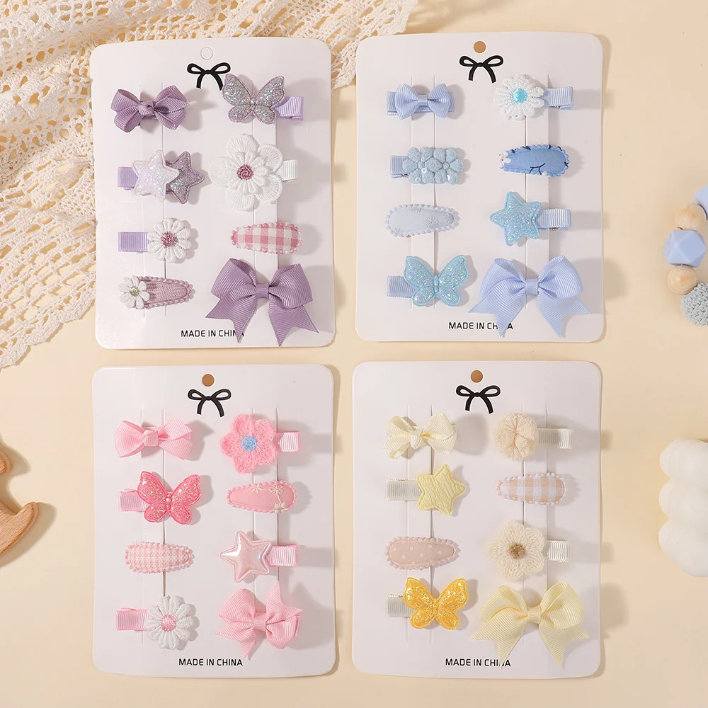 8Pcs/Set Girls Barrette Haircl – Hair Care Gift Set recenzja i cena