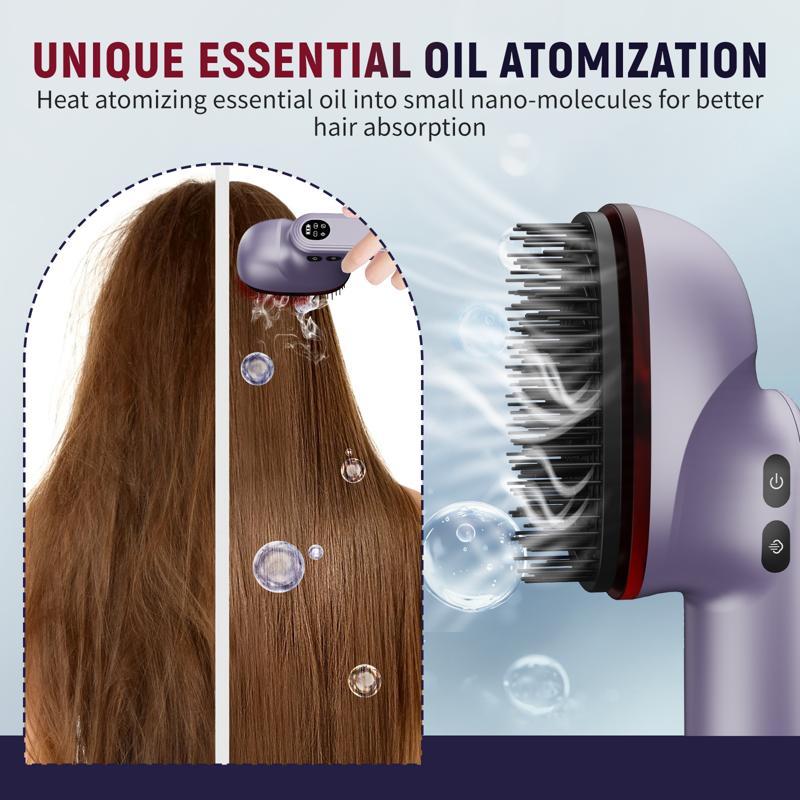 Head Massage Comb Red Light Ha – Hair Care Essential Oil Atomizing recenzja i cena