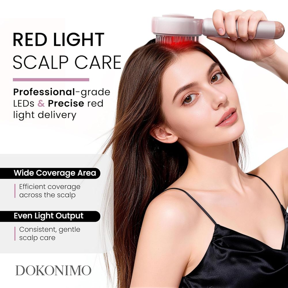 3-in-1 Red Light Hair Brush wi – Hair Care Daily Routine recenzja i cena