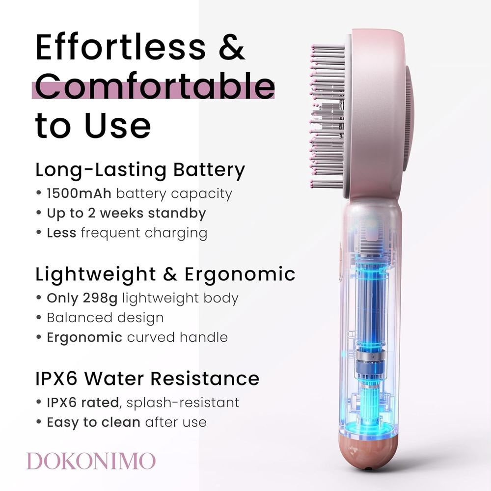 3-in-1 Red Light Hair Brush wi – Hair Care Daily Routine recenzja i cena