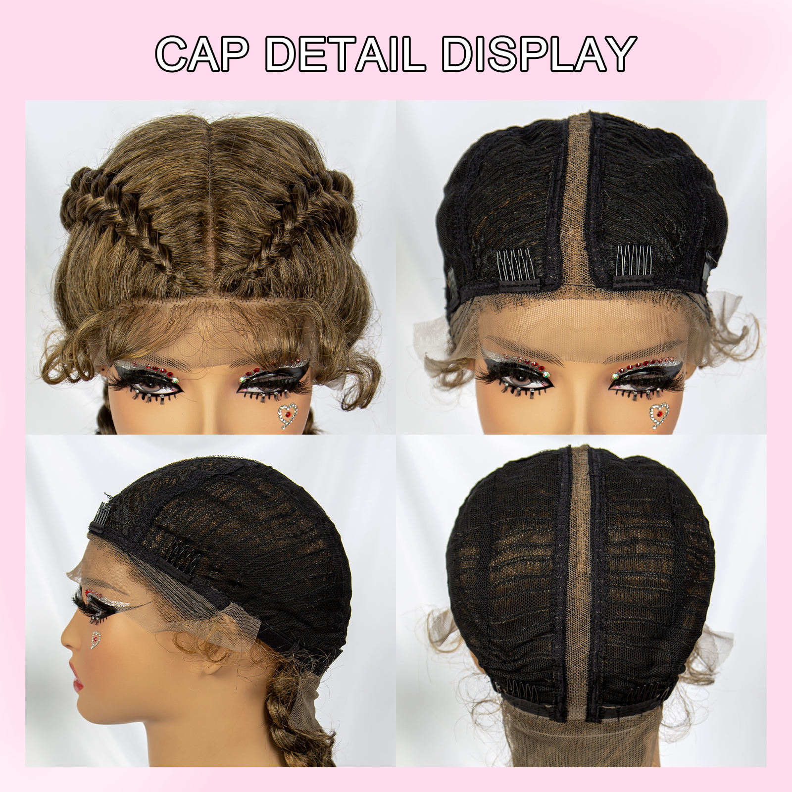 Brown Synthetic Braided Wigs C – Braiding Hair Kanekalon recenzja i cena