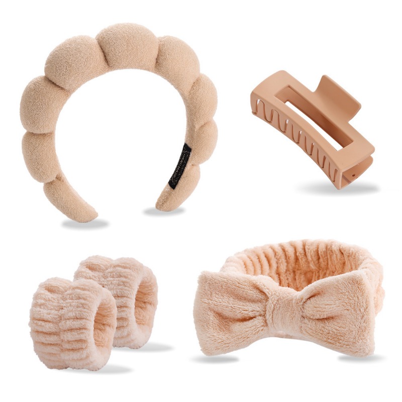 5pcs/Set Spa Headband Wristban – Hair Care Gift Set recenzja i cena